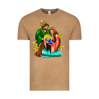 Vintage Camel oh holy night  with cross ado Vintage Tee - AdoDesignShop