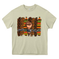 Mossy black history brushstroke Heavy Core Tee - texasbilliewilder