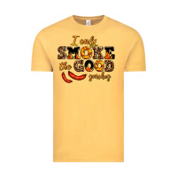 Vintage Mustard i only smoke the good smokes Vintage Tee - AdoDesignShop