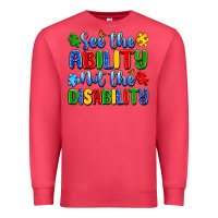 Cardinal see the ability not the disability Premium Sweatshirt - Artiststas