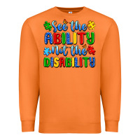 Carrot see the ability not the disability Premium Sweatshirt - Artiststas