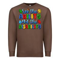 Chestnut see the ability not the disability Premium Sweatshirt - Artiststas