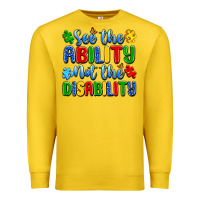 Lemon see the ability not the disability Premium Sweatshirt - Artiststas