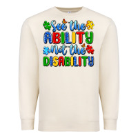 Sandshell see the ability not the disability Premium Sweatshirt - Artiststas