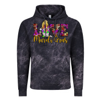 Cloud Black love mardi gras gnome Vintage Hoodie - JahusDesignShop
