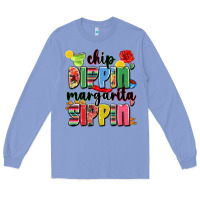 Colony Blue chip dippin' margarita sippin' Long Sleeve Tee - JahusDesignShop