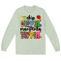 Matcha chip dippin' margarita sippin' Long Sleeve Tee - JahusDesignShop