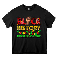 Black black history is world history Heavy Core Tee - texasbilliewilder
