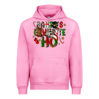 Fuchsia Pink santas favorite ho Urban Hoodie - CowGirlArtShop