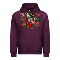 Mauve Wine santas favorite ho Urban Hoodie - CowGirlArtShop