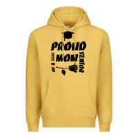 Antique Gold Proud Mom Of A 2020 Senior Premium Hoodie - Bettercallsaul