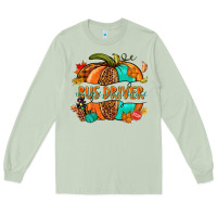 Matcha bus driver pumpkin Long Sleeve Tee - NancyCooperArtShop