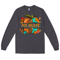 Smoke bus driver pumpkin Long Sleeve Tee - NancyCooperArtShop