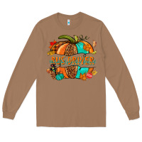 Toasted Coconut bus driver pumpkin Long Sleeve Tee - NancyCooperArtShop