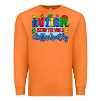Carrot autism seeing the world differently Premium Sweatshirt - Artiststas
