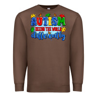 Chestnut autism seeing the world differently Premium Sweatshirt - Artiststas