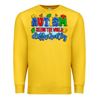 Lemon autism seeing the world differently Premium Sweatshirt - Artiststas