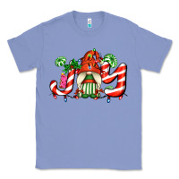 Colony Blue joy with gnomes and christmas cookie and candies Classic Tee - AdoDesignShop