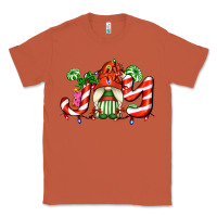 Copper joy with gnomes and christmas cookie and candies Classic Tee - AdoDesignShop