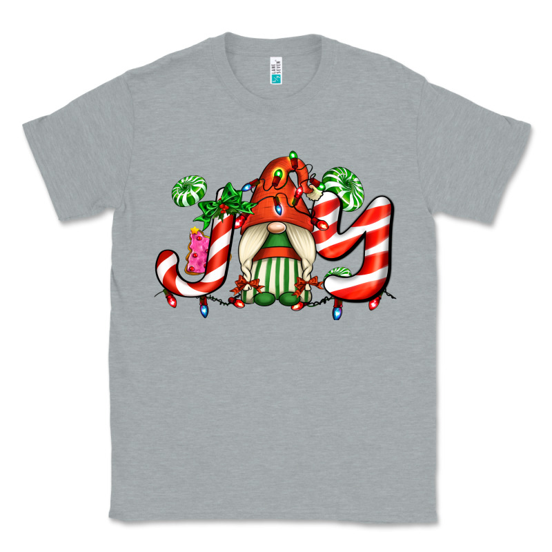 Joy With Gnomes And Christmas Cookie And Candies Classic Tee by AdoDesignShop | Teevron