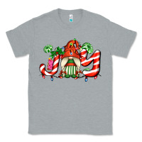 Heather Grey joy with gnomes and christmas cookie and candies Classic Tee - AdoDesignShop