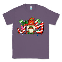 Lavender joy with gnomes and christmas cookie and candies Classic Tee - AdoDesignShop