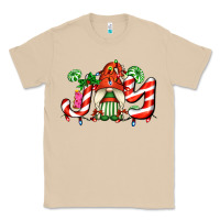 Mushroom joy with gnomes and christmas cookie and candies Classic Tee - AdoDesignShop