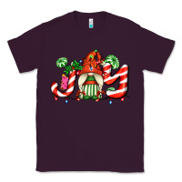Plum joy with gnomes and christmas cookie and candies Classic Tee - AdoDesignShop