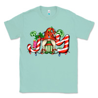 Seafoam joy with gnomes and christmas cookie and candies Classic Tee - AdoDesignShop