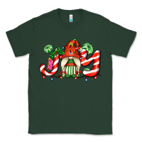Sports Green joy with gnomes and christmas cookie and candies Classic Tee - AdoDesignShop