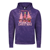 Cloud Purple pink merry christmas bbs Vintage Hoodie - BundleAndBundleShop