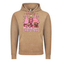 Vintage Coffee pink merry christmas bbs Vintage Hoodie - BundleAndBundleShop