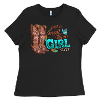 Black justas malltown girlie Ladies Tee - texasbilliewilder