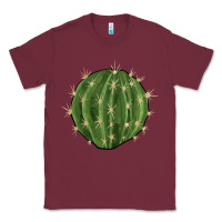 Burgundy cactus Classic Tee - BarkalooDesign