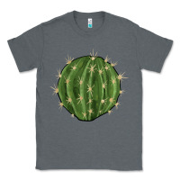 Charcoal Heather cactus Classic Tee - BarkalooDesign