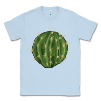 Dusty Blue cactus Classic Tee - BarkalooDesign