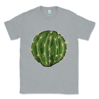 Heather Grey cactus Classic Tee - BarkalooDesign