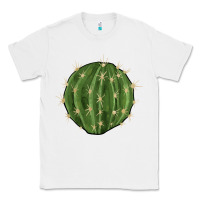 White cactus Classic Tee - BarkalooDesign