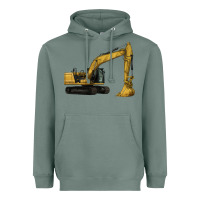 Sage Excavator Heavyweight Hoodie - LillyAllenDesigns