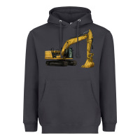 Smoke Excavator Heavyweight Hoodie - LillyAllenDesigns