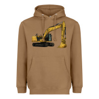 Toasted Coconut Excavator Heavyweight Hoodie - LillyAllenDesigns