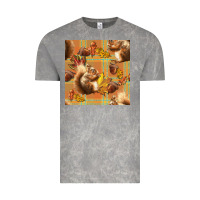 Cloud Rock fall squirrel and plaid seamless Vintage Tee - BundleAndBundleShop