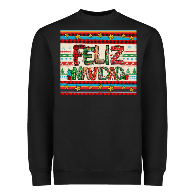 Feliz Navidad Spanish Christmas Heavyweight Sweatshirt by Jasminsmagicworld | Teevron