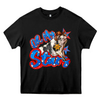 Black oh my stars pig Heavy Core Tee - Zillion Design Studio