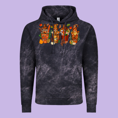 Thanksgiving Coffee Cups With Gnomes Bbs Vintage Hoodie Designed By Bundleandbundleshop