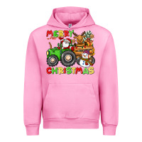 Merry Christmas Crew Tractor Urban Hoodie | Teevron
