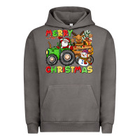 Pigment Tornado merry christmas crew tractor Urban Hoodie - CowGirlArtShop