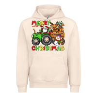 Sandshell merry christmas crew tractor Urban Hoodie - CowGirlArtShop