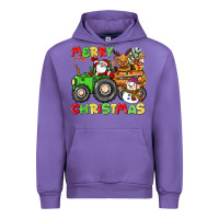 Tulip merry christmas crew tractor Urban Hoodie - CowGirlArtShop