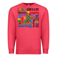 Cardinal autism awareness typography Premium Sweatshirt - Artiststas